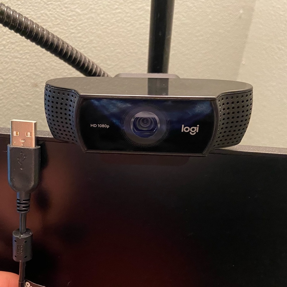 Logitech 1080p x 60fps webcam